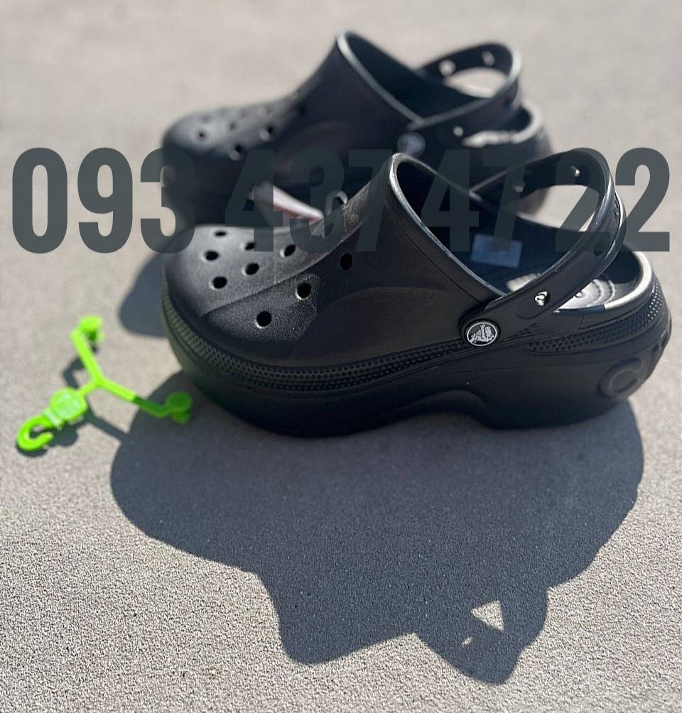 Жіночі Крокси Сабо Crocs Bella Clog Bone White Black Новинка Сезону Cr