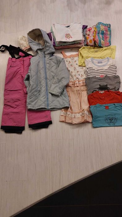 Sprzedam ubrania dla dziewczynki 116cm paka