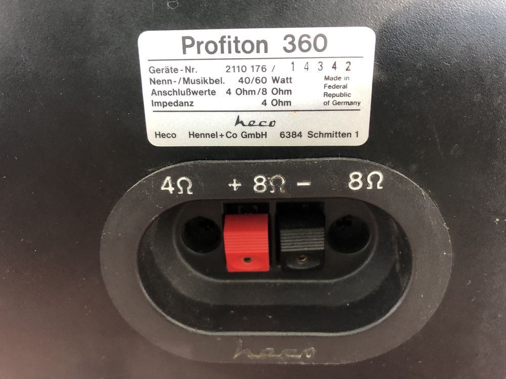 Głosniki heco profition 360