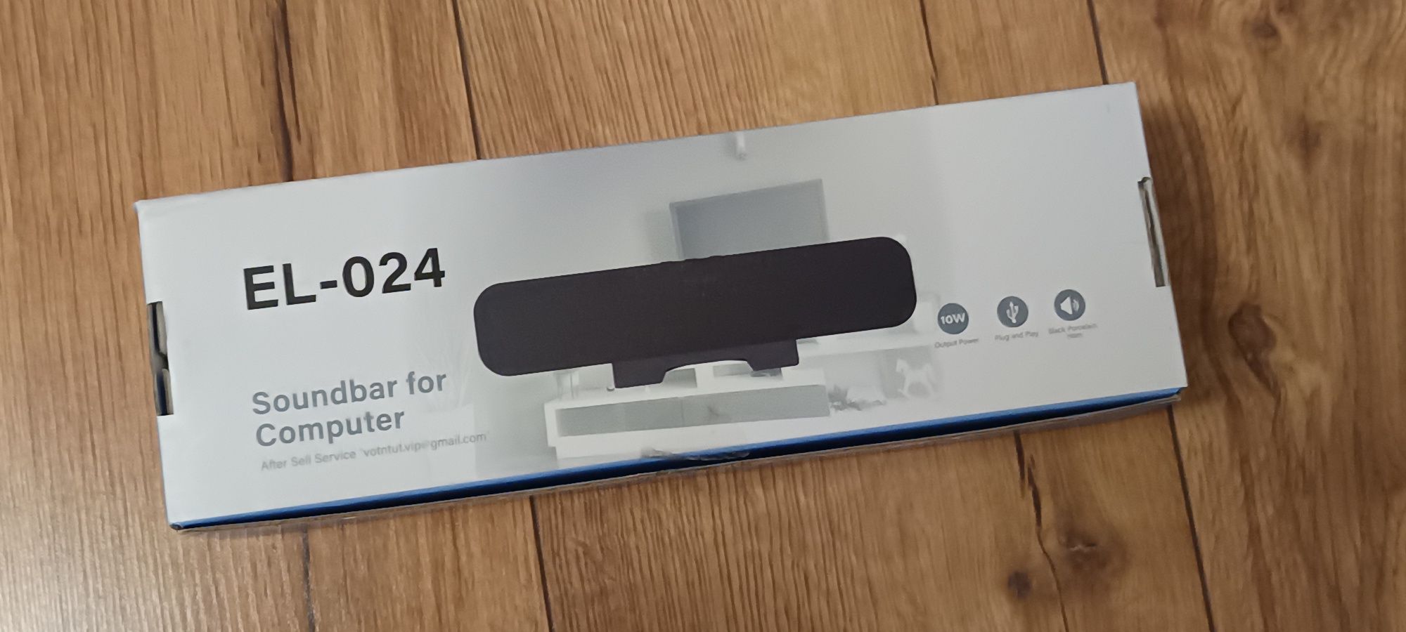 soundbar, mały głośnik do komputera PC, laptopa