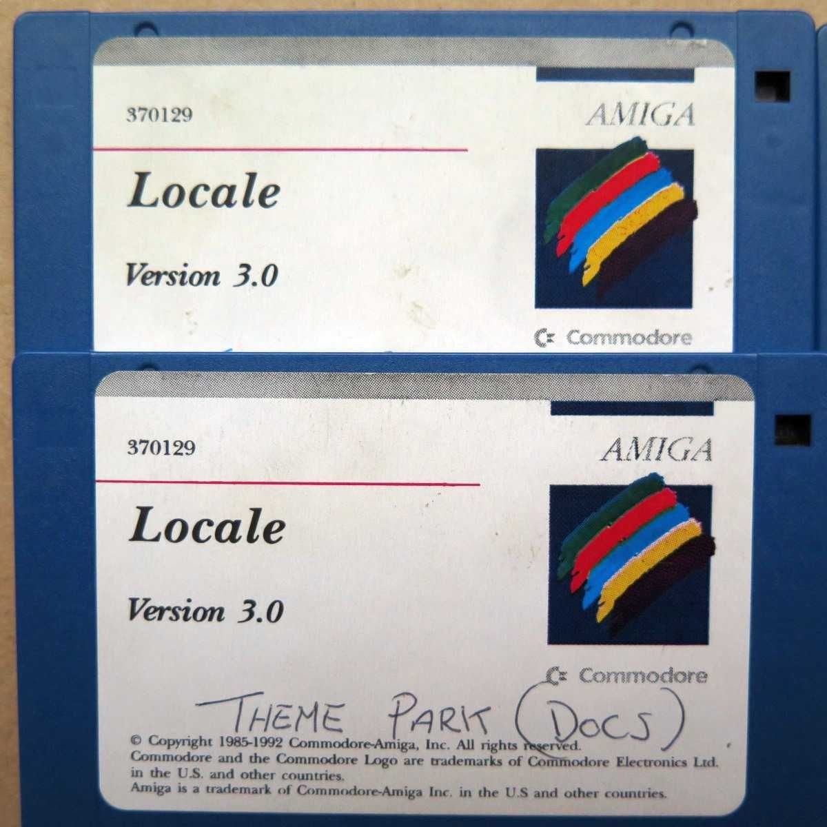 #24lis1709 --Amiga Workbench 3.0 dysk Locale x3 sformatowane PN 370129