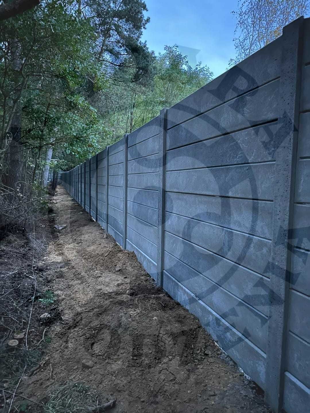Płoty betonowe Płot betonowy, sprzedaż montaż