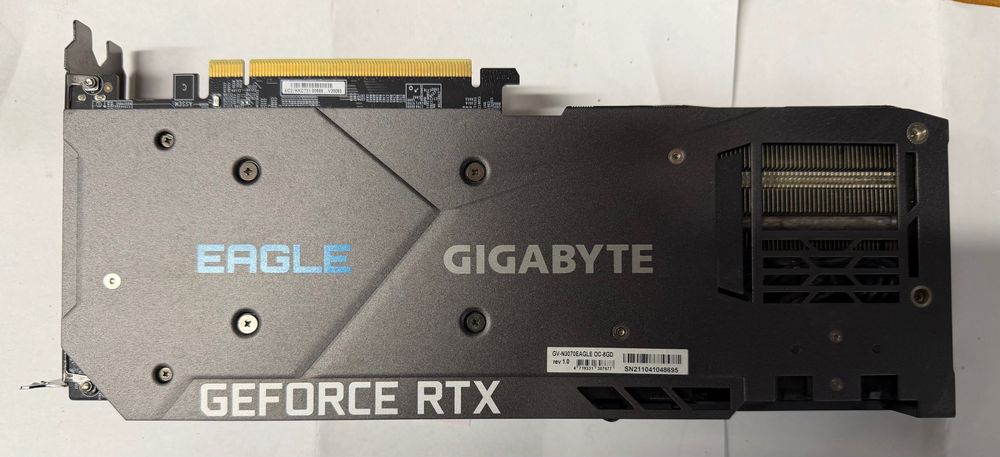 Karta graficzna; Gigabyte GeForce RTX 3070 Eagle OC 8GB