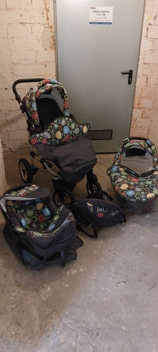 Wózek 3w1 Raf-pol Avaro gondola, fotelik samochodowy, spacerowka