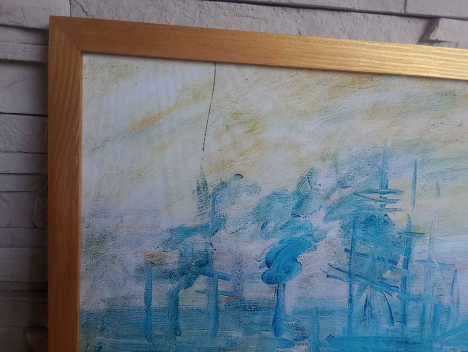 Obraz na płótnie - Impresja, wschód słońca - Claude Monet, 50x70cm