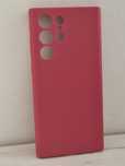 Silicone Lite do Samsung Galaxy S22 Ultra bordowy