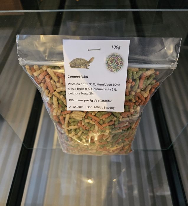 Alimento para tartarugas