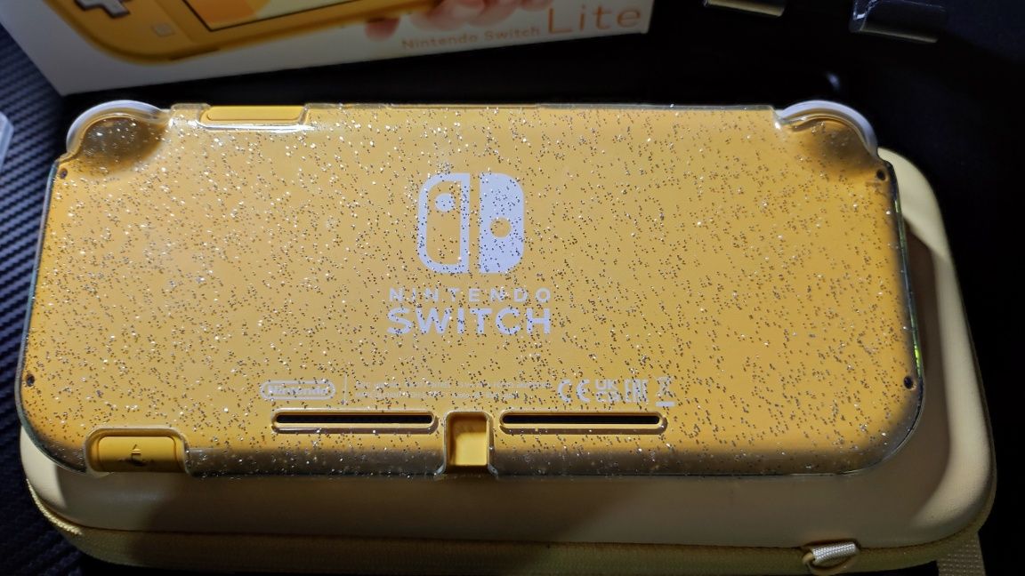 Nintendo switch lite + acessórios+ animal crossing