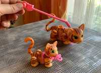 Киця з кошеням інтерактивна тигреня Кошка котенок