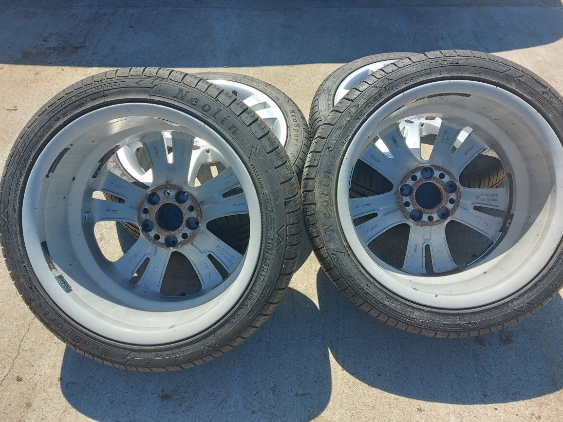 Felgi aluminiowe z oponami 215/45R17 Mercedes 17 cali