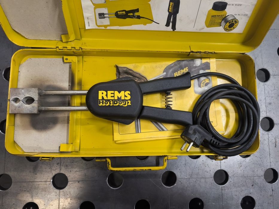 Lutownica Elektryczna Rems Hot Dog 2 cęgi do lutowania rur
