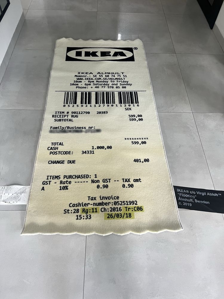 Dywan Ikea paragon