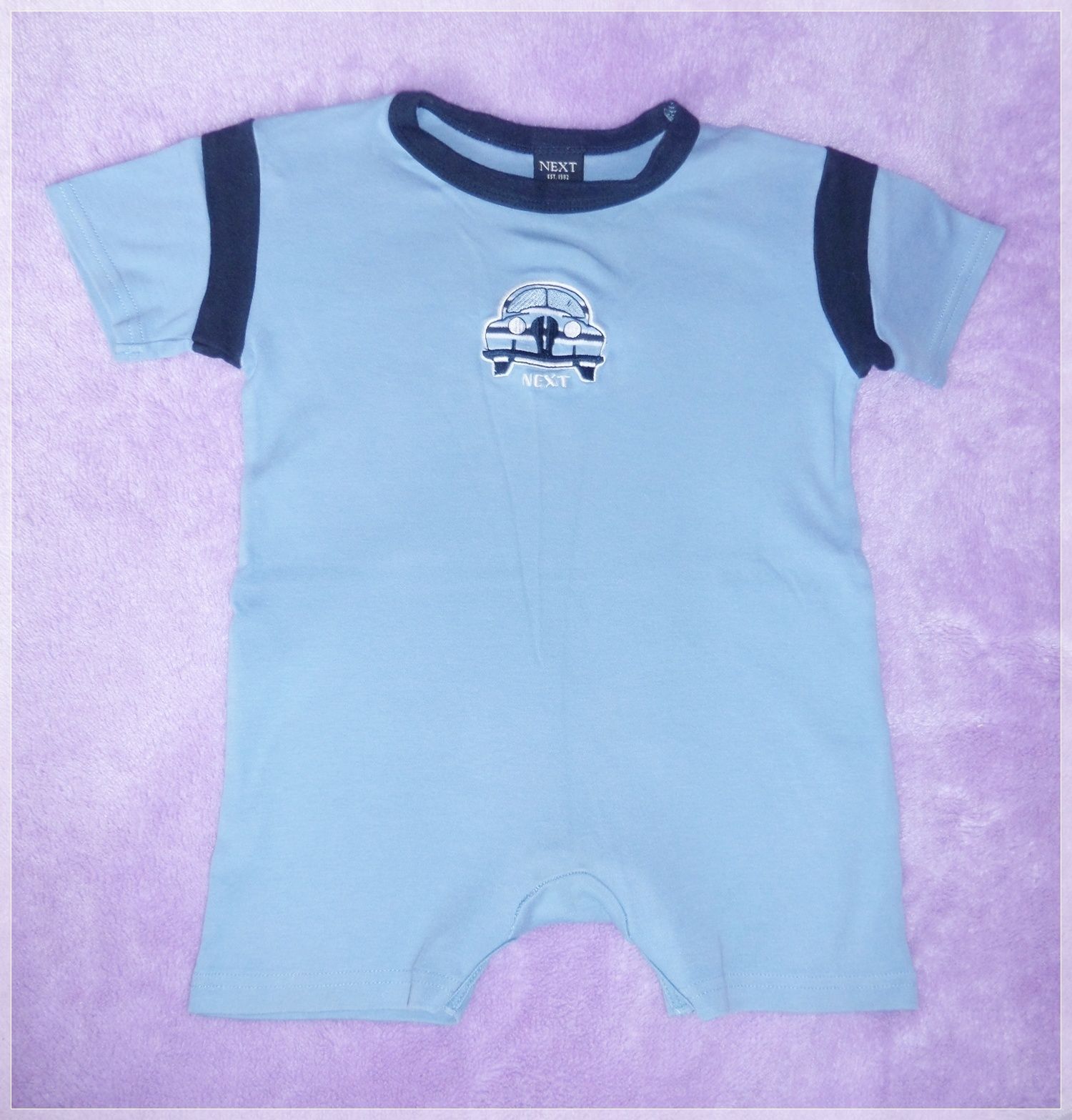 Rampers 2 szt. 74-80 roz. 9-12 m.