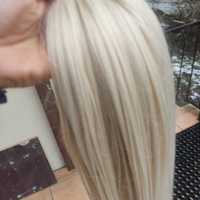 Naturalne włosy w pasmach ok 52cm - 60 pasm 20i 235c