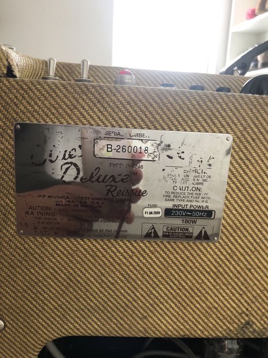 Amplificador Fender Blues Deluxe Reissue