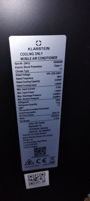 Мобільний кондиціонер для кімнати