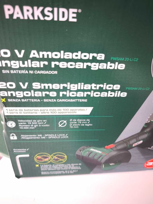 Kit essencial 20v Parkside