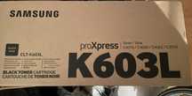 Oryginalny czarny toner samsung CLT-K603L