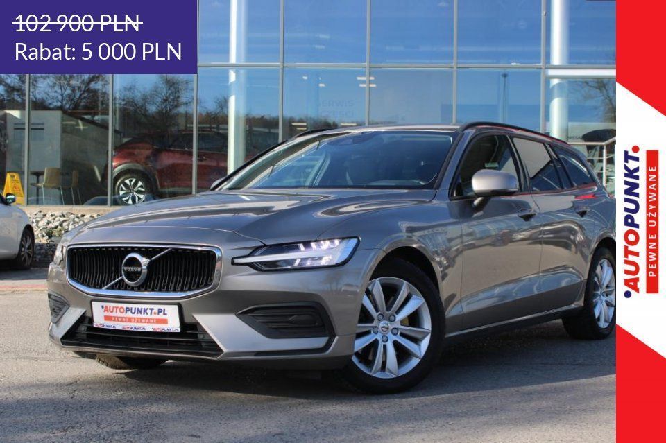 Volvo V60 Momentum Core B4, 2021r. *Czujniki Parkowania P+T* Skóra* FV23%