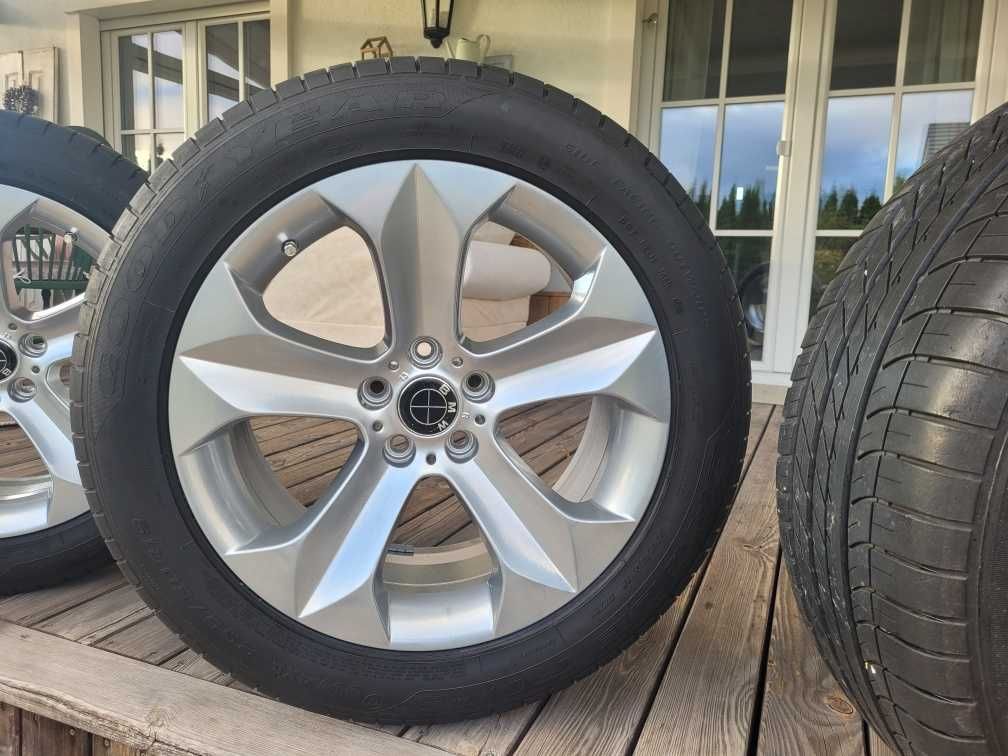 4szt Felgi BMW OEM 5x120 19" + opony Goodyear 255/50/19