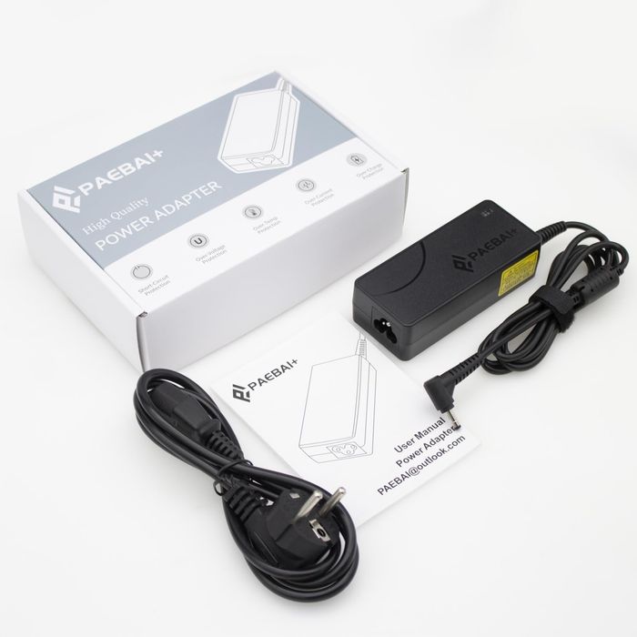 PAEBAI+ 65W 45W Laptop zasilacz ładowarka