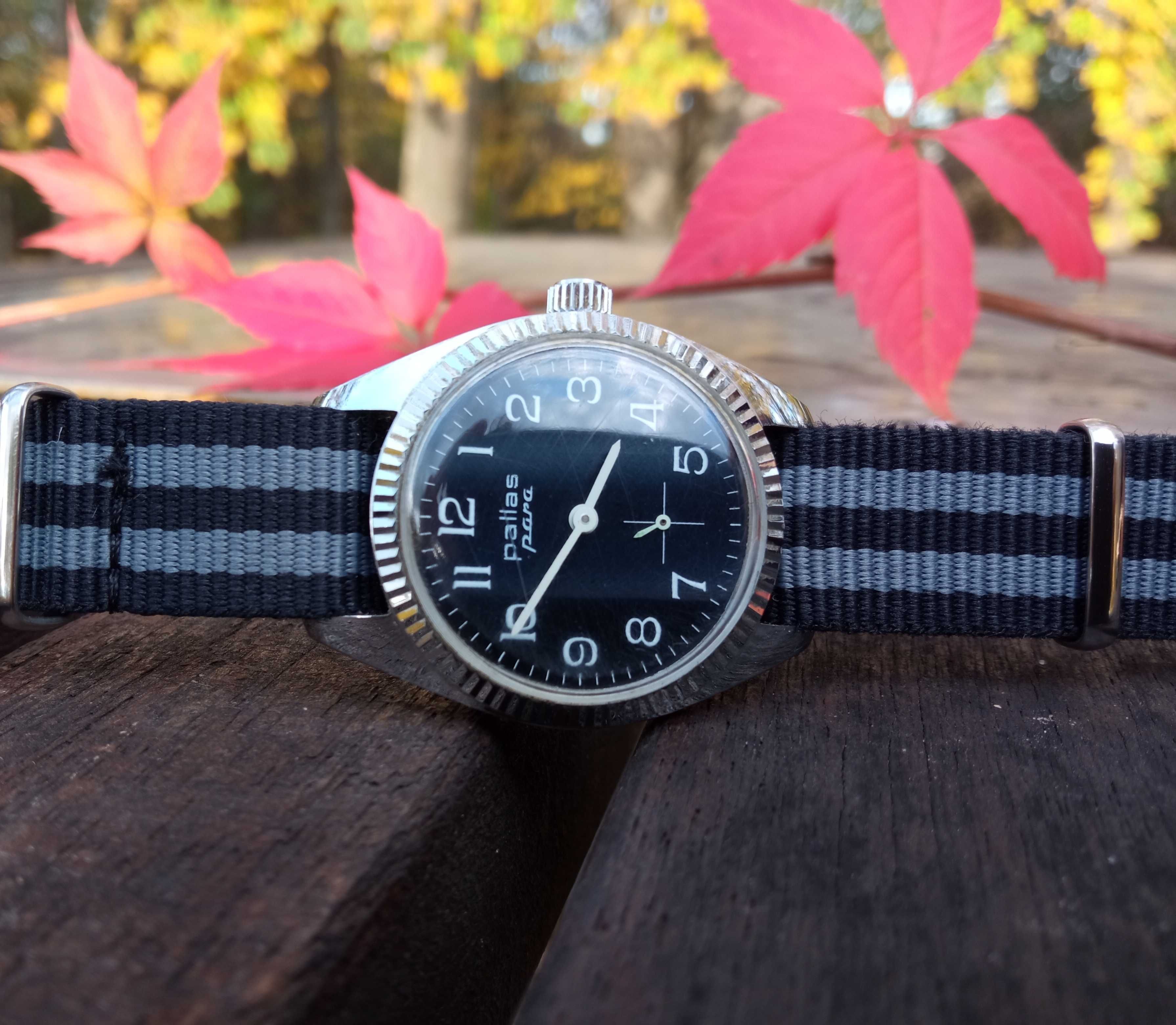 Pallas Para - szwajcarski militarny zegarek vintage (damski/uniseks)