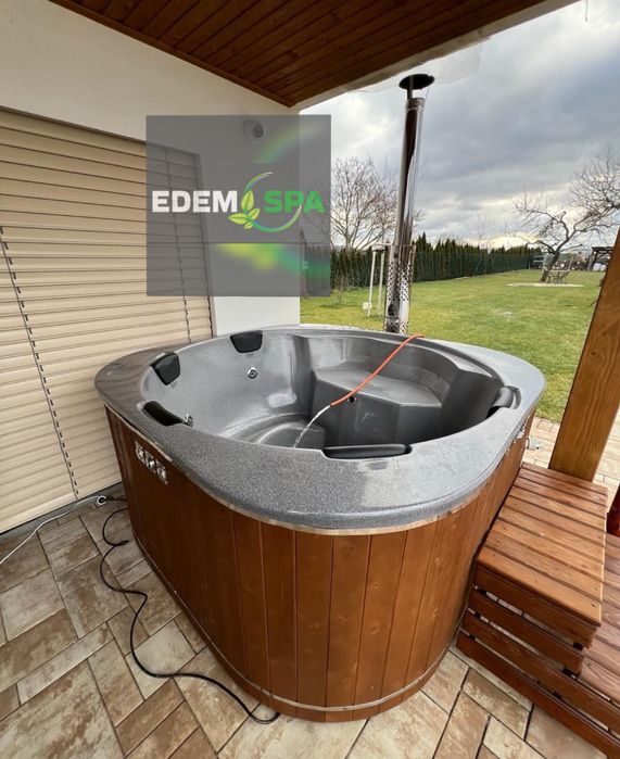 Спа купель від виробника! Чан на дровах! Купіль з джакузі! Баня офуро