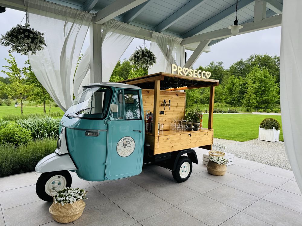 Prosecco van, mobilny bar, Piaggio , Aperol, Wolne termin 2025
