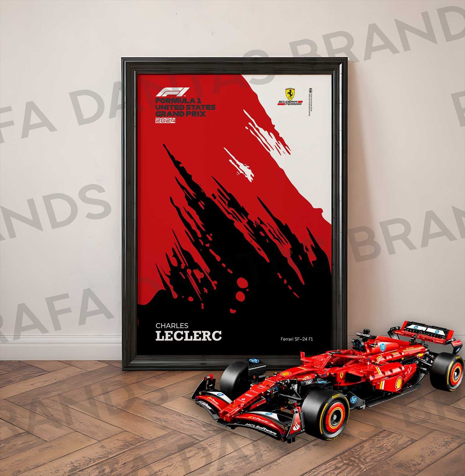 Poster para impressão Ferrari S24 F1 Lego