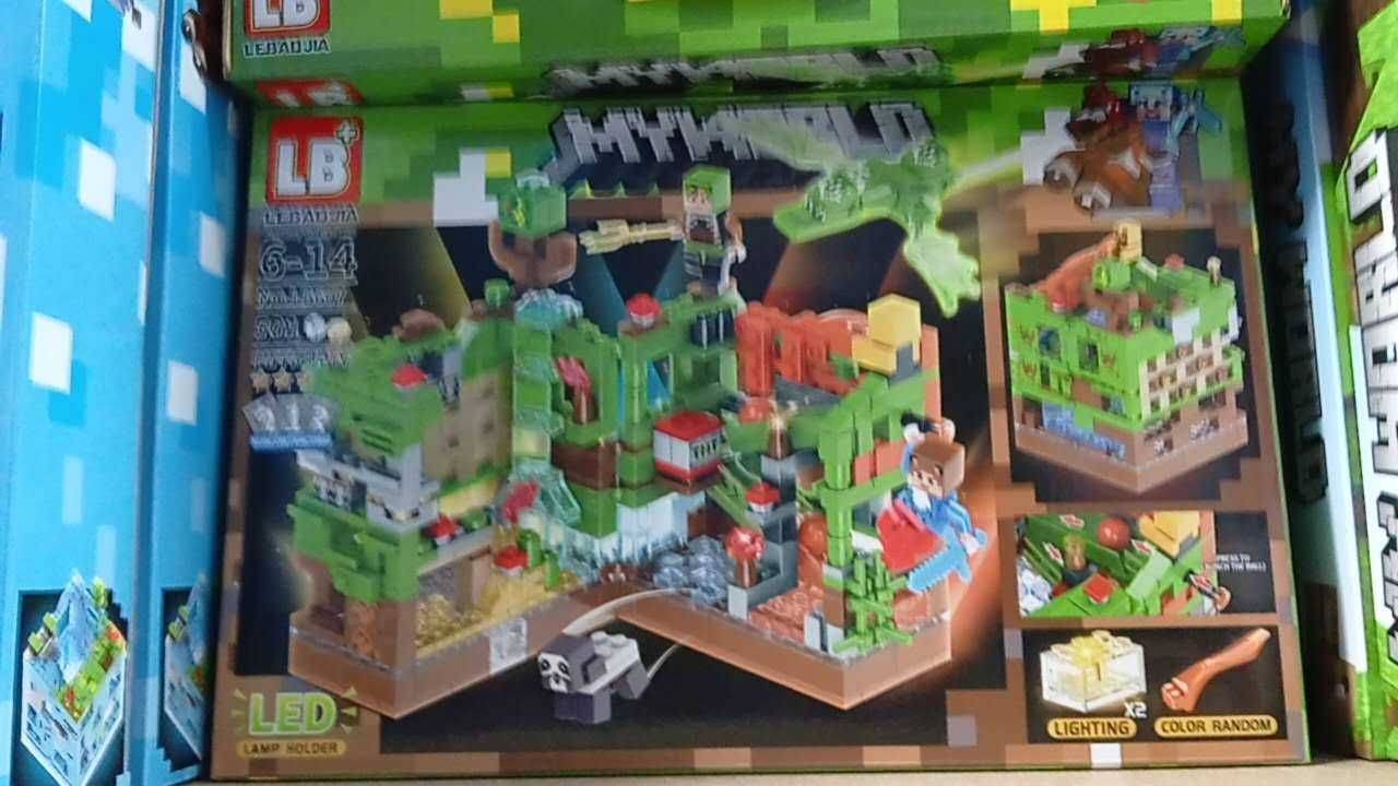 Zestaw klocki Minecraft dla dzieci