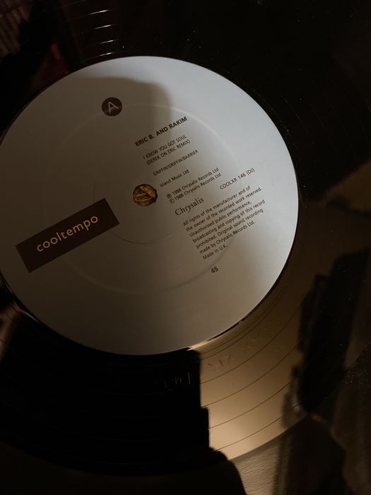 Vinil: Eeic B. And Rakin - i know tou fot soul 1988 - uk