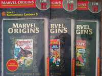 Marvel Origins tomy 12-14 Iron Man Fantastyczna Czwórka Thor