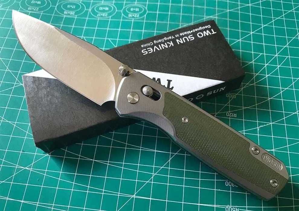 Nóż TwoSun TS375 TC4 D2 Micarta tytan Civivi WE axis nowy!