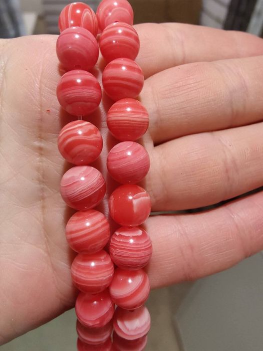 Намистини Агат кулька 6мм,8мм та 10мм