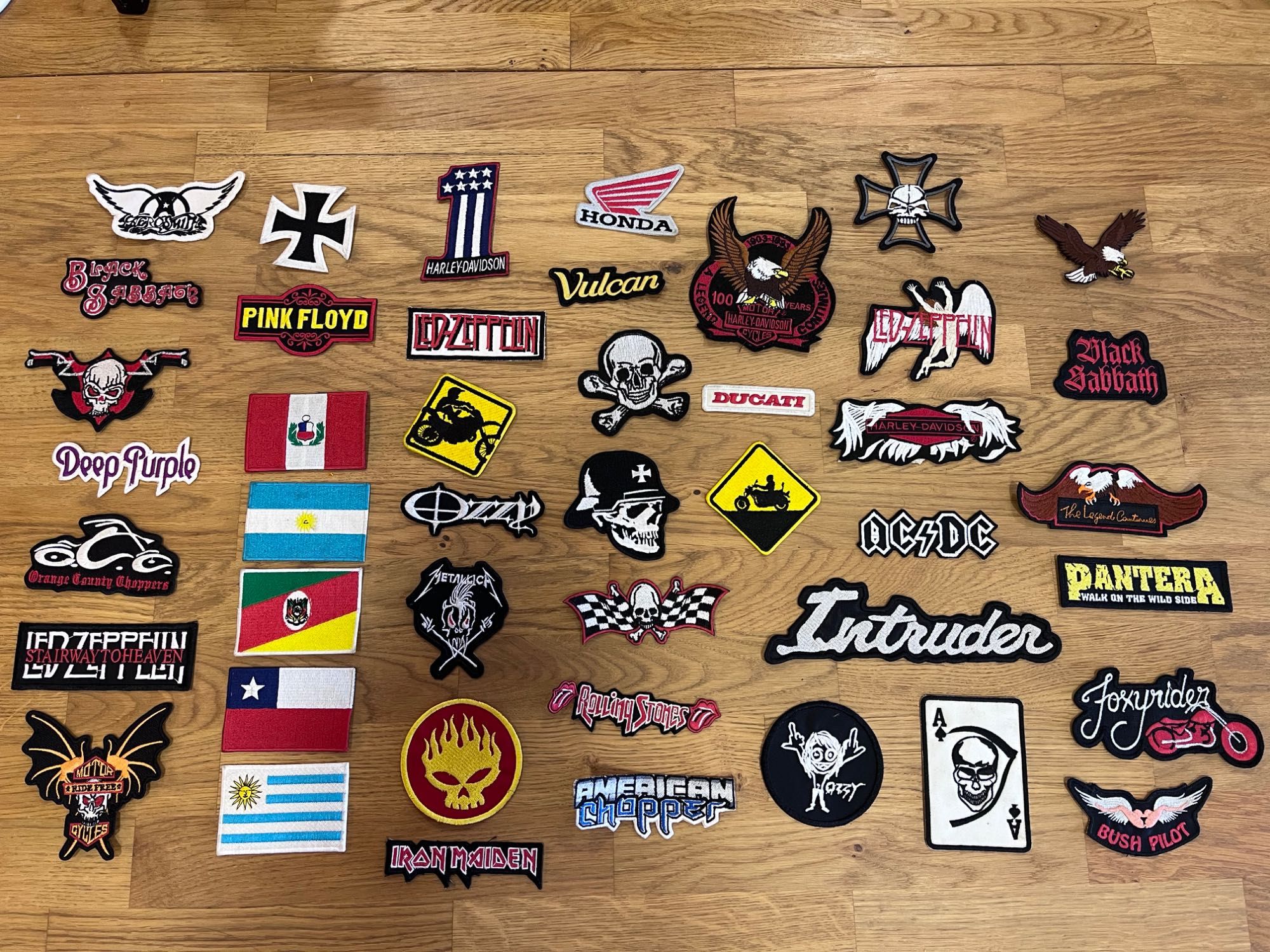 Patch de bandas e Bandeiras