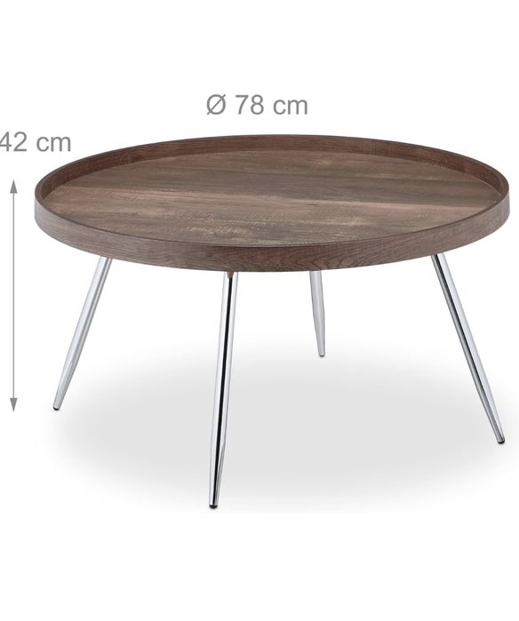 Stolik kawowy okrągły blat