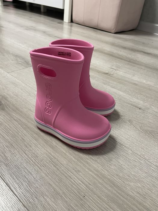 Нові дитячі гумові крокси Crocs C7 чобітки