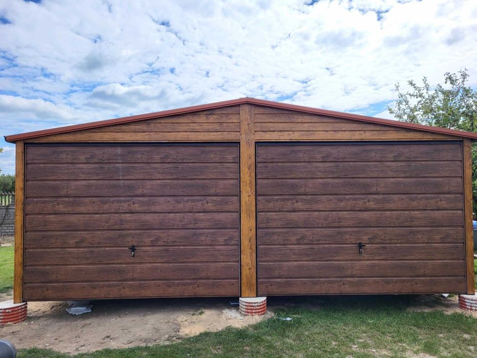 Garaż Blaszany 6x6 od producenta na Wymiar.Garaże Hale Wiaty