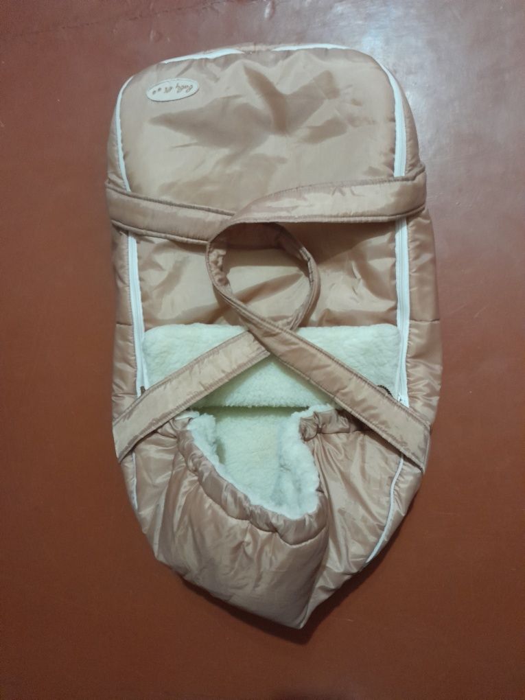 Зимова сумка переноска для немовлят