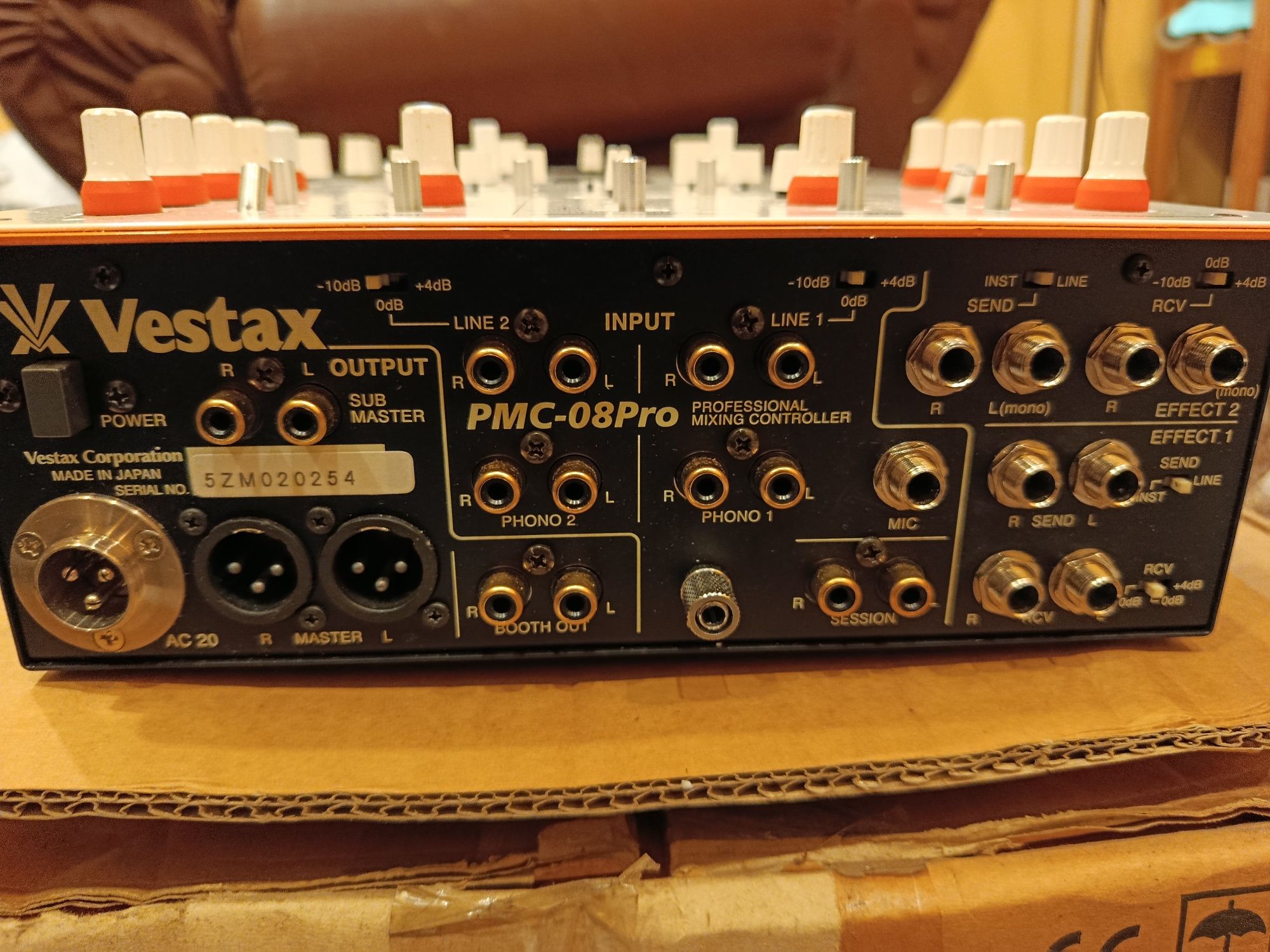 Mikser Vestax Pmc 08 PRO Biały Nowy w pudełku Unikat dla kolekcjonerów
