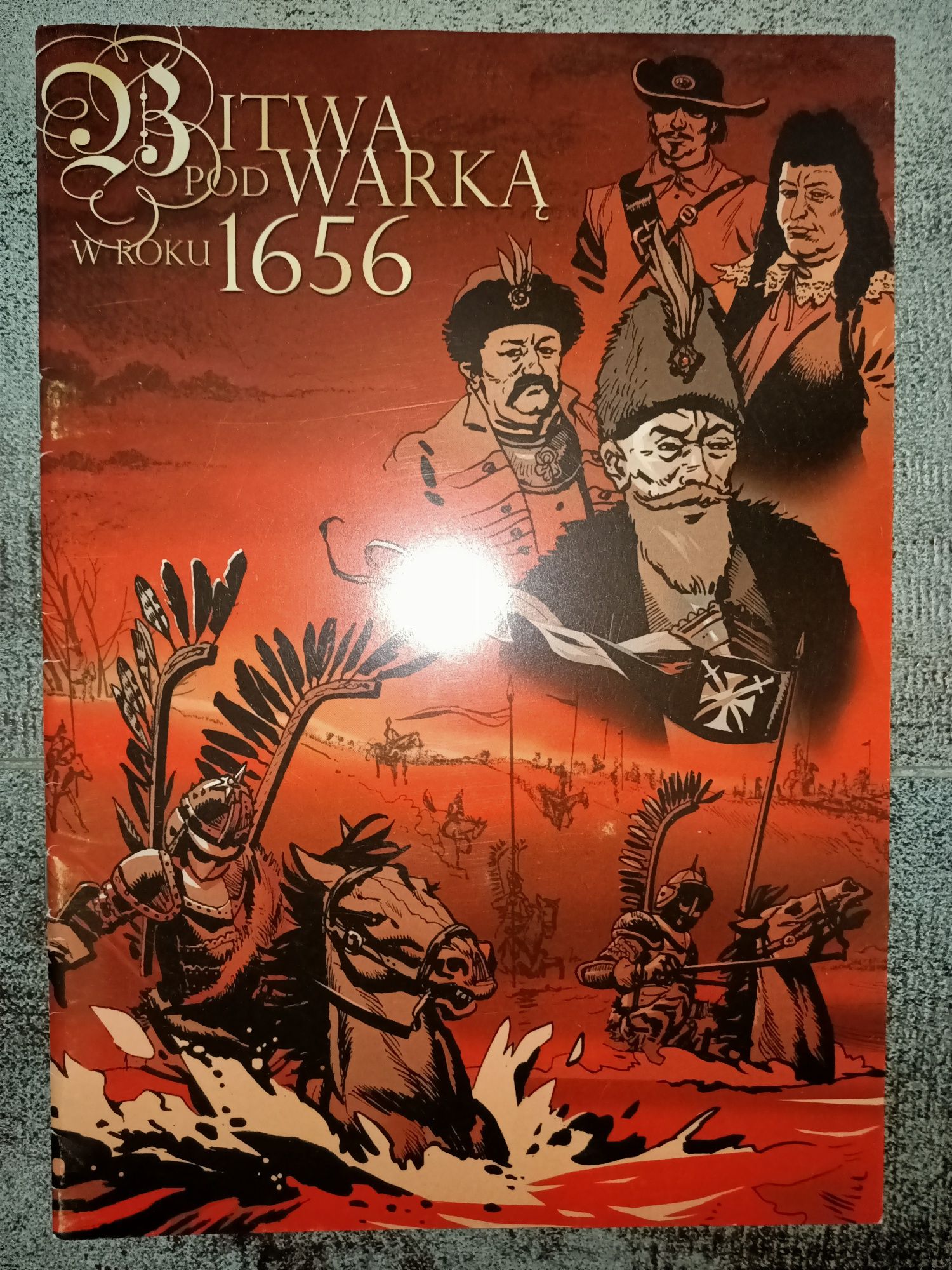 Bitwa pod Warką w roku 1656 komiks unikatowy