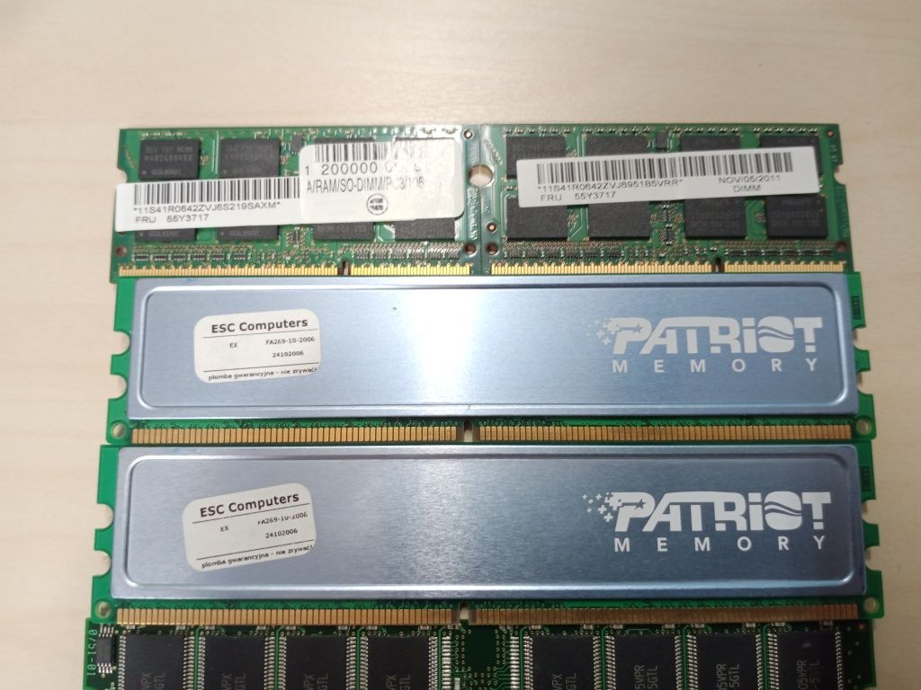 Pamięci RAM, różne rodzaje