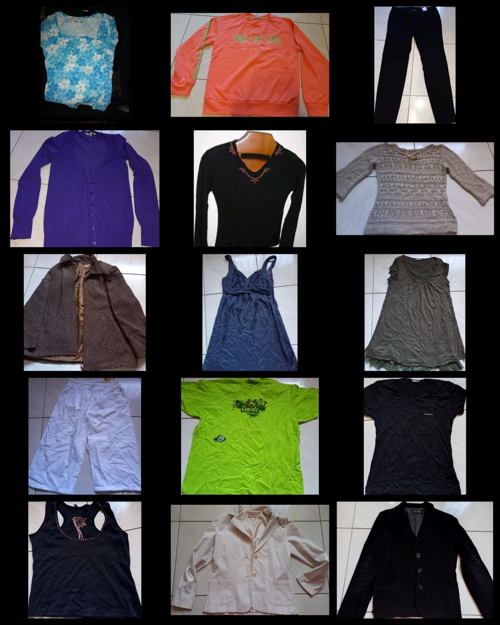 Lote roupas para despachar