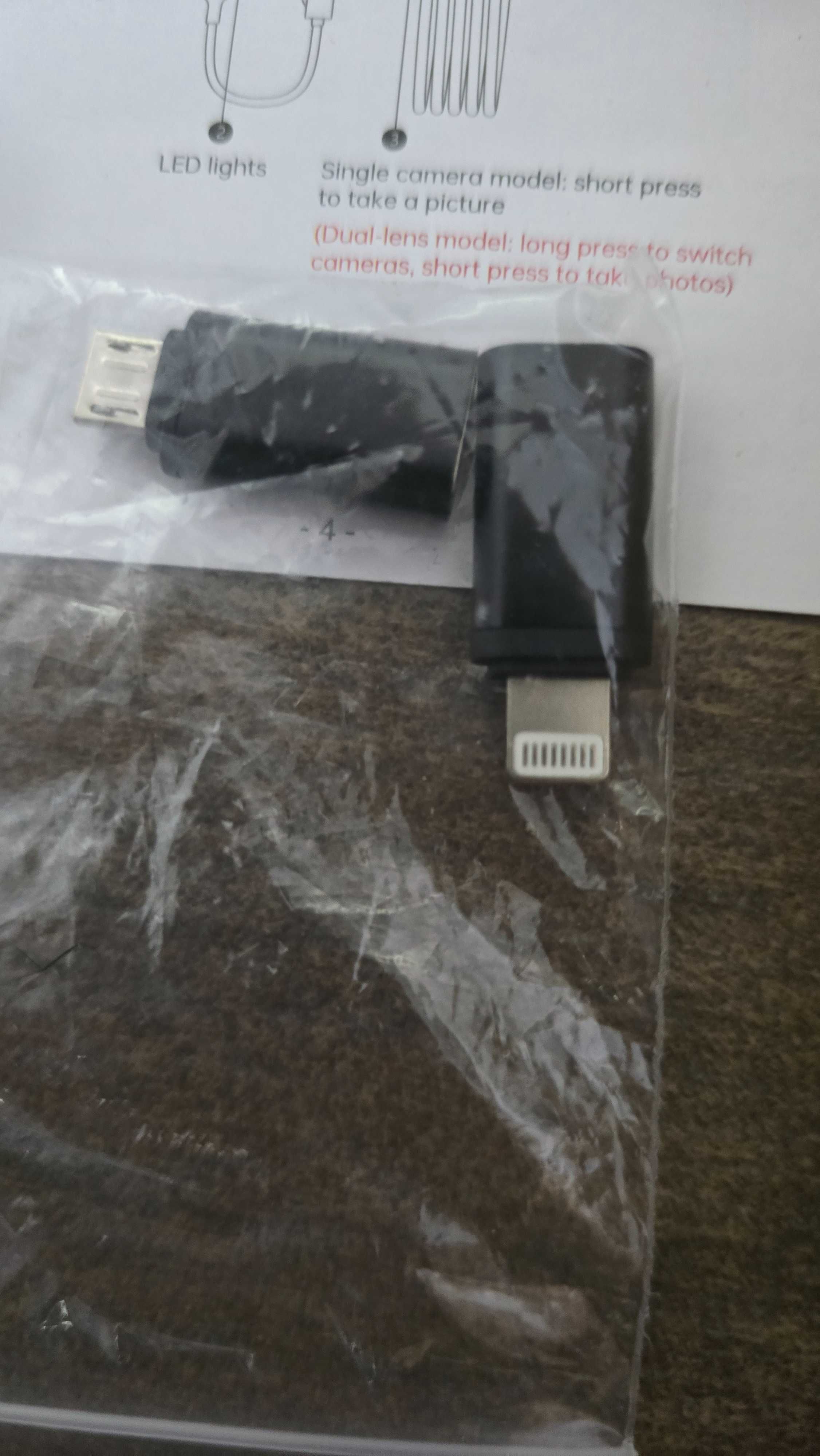 Endoskop Kamera Inspekcyjna FHD LED 5 metrów 3w1 USB-C