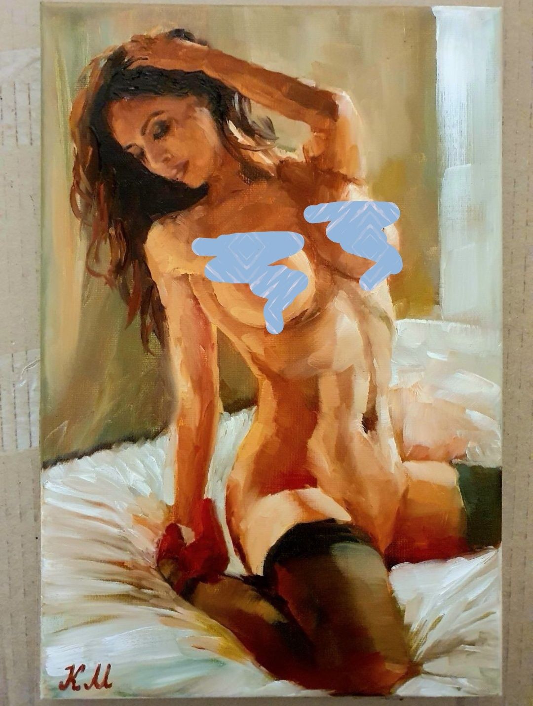 Картина маслом Откровенно