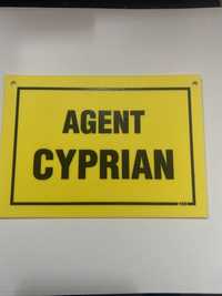 Tabliczka z imieniem Cyprian