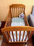 Cama de bebé de grades, berço