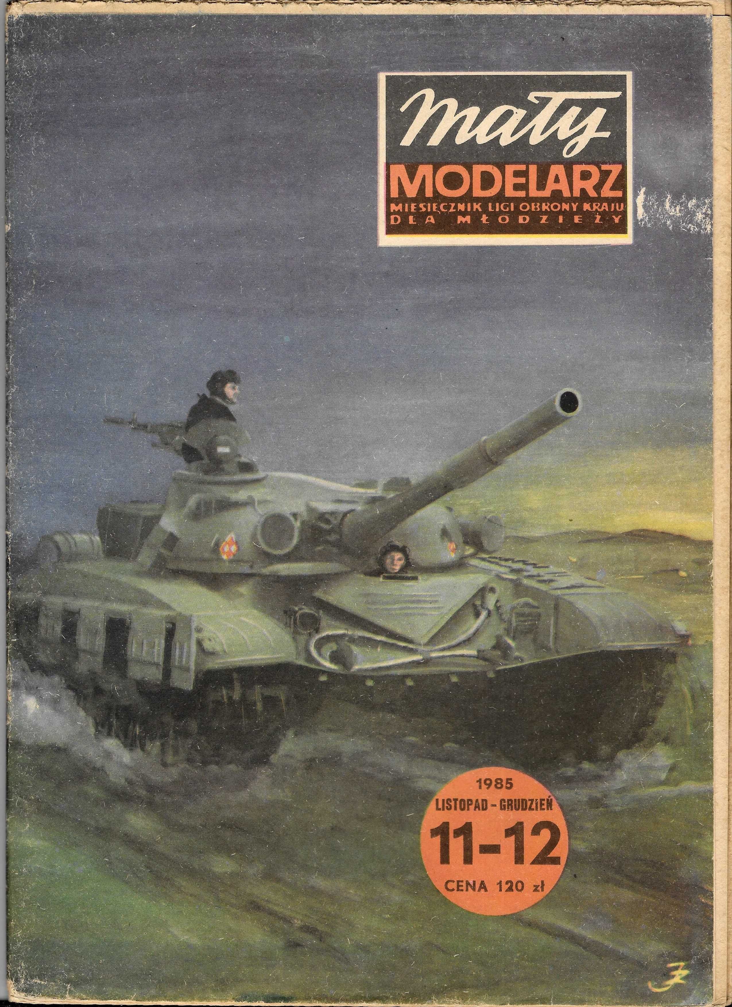 Mały Modelarz 11-12_1985 T-72 czołg średni 1:25