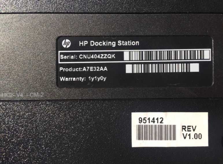 HP stacja dokująca HSTNN-I11X EliteBook ProBook USB3, zasilacz 120W