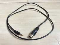 kabel jack Din 5 vintage amlituner 1 metr przewód hifi